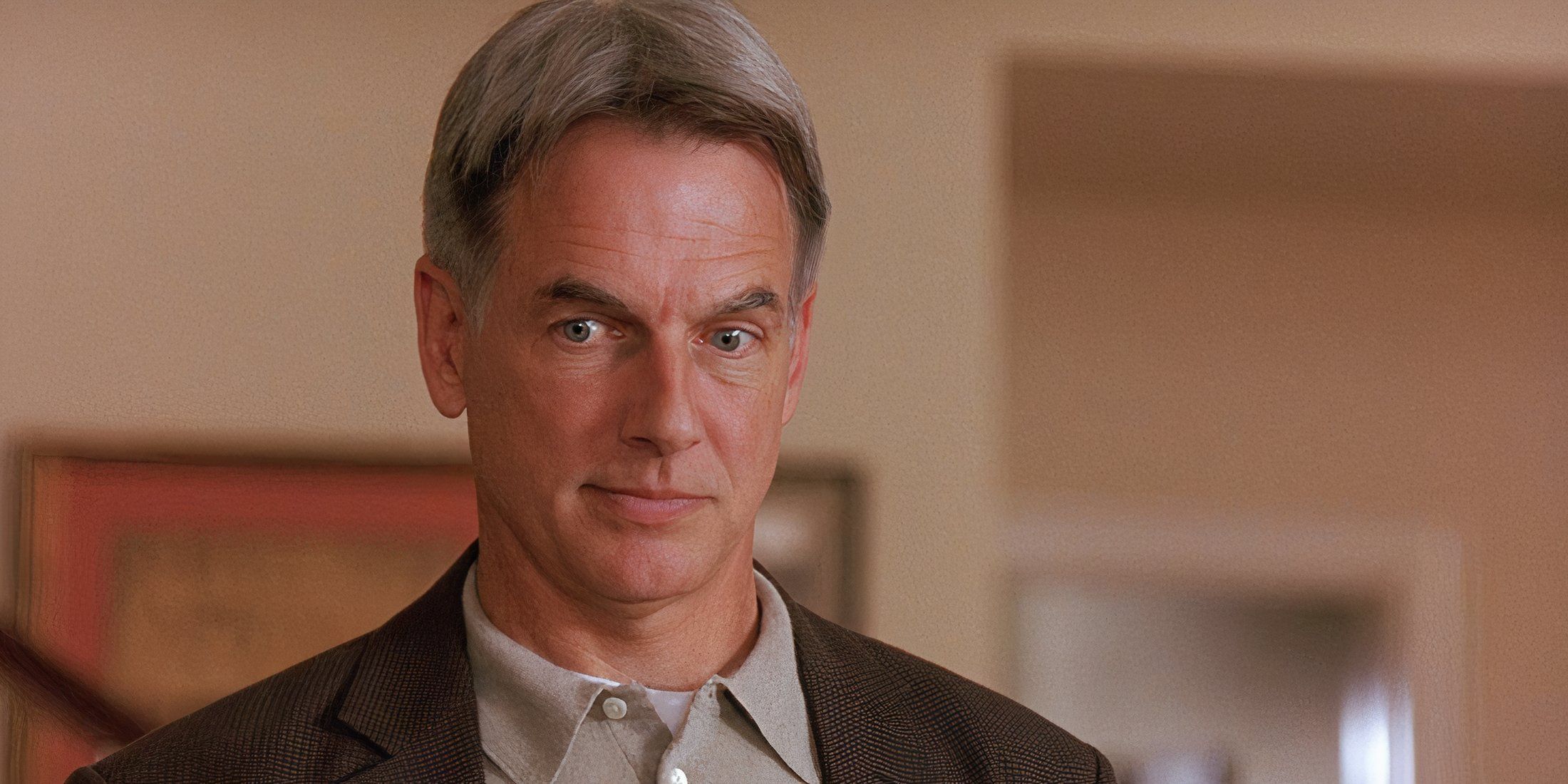 Mark Harmon's Ryan looking down in Freaky Friday