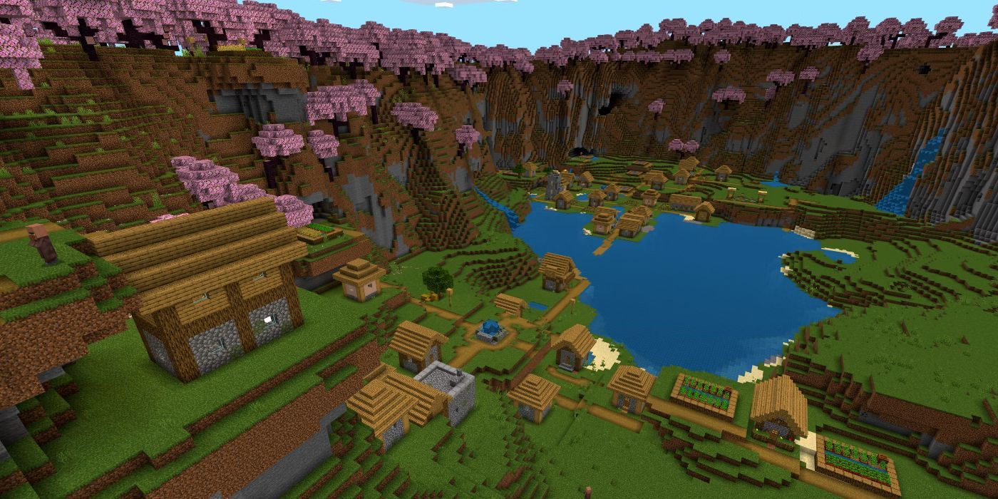 15 лучших семян Minecraft для Cherry Blossom