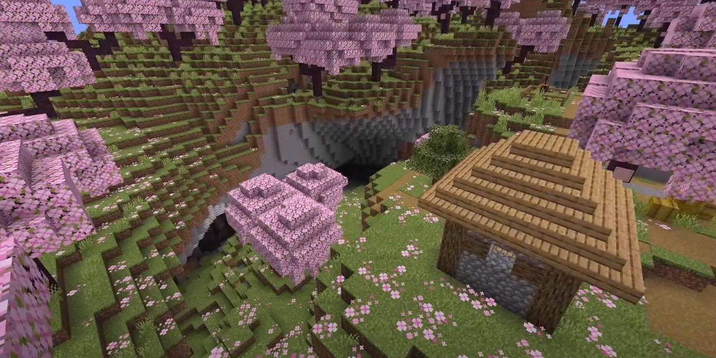 15 лучших семян Minecraft для Cherry Blossom