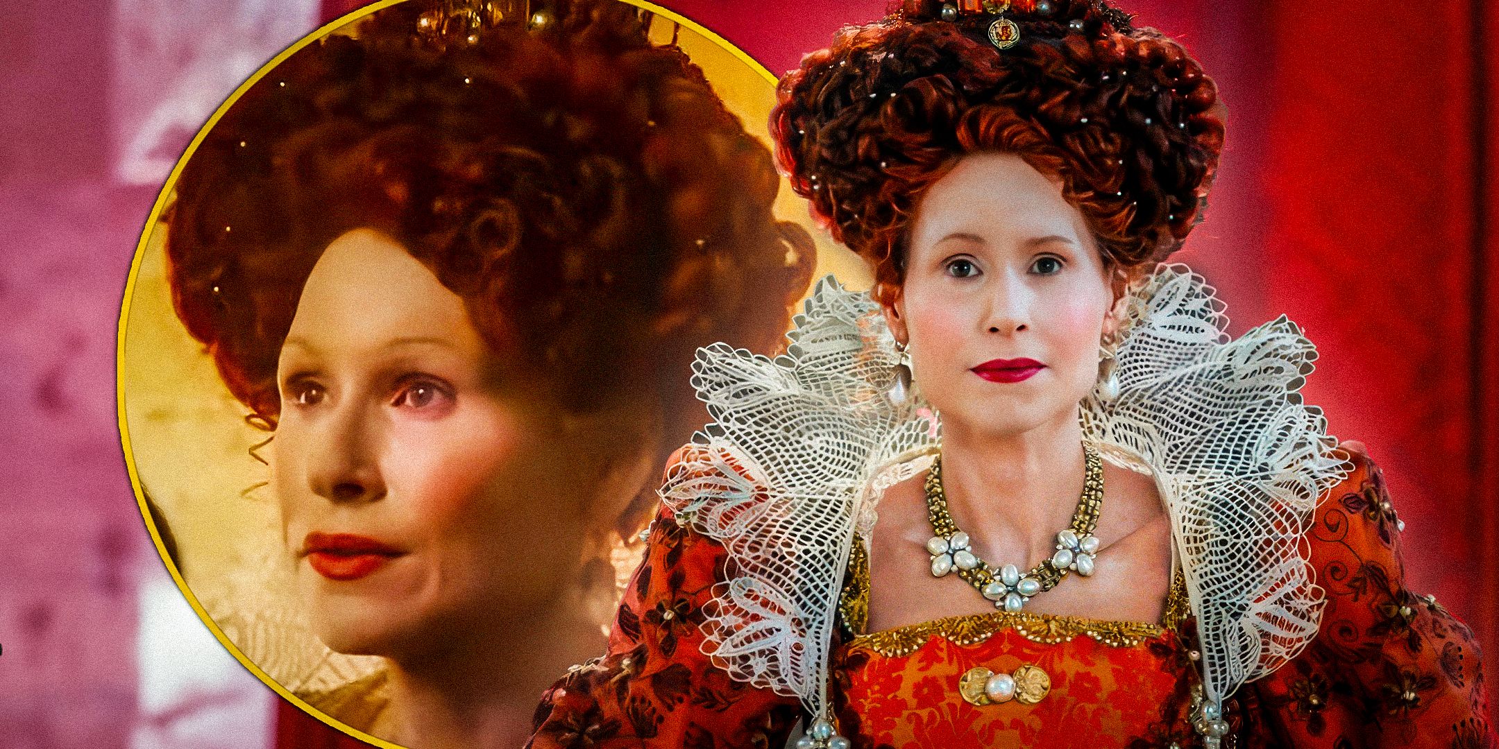 Minnie Driver Talks Queen Elizabeth & Catherine De Medici's Power Struggle In The Serpent Queen Season 2