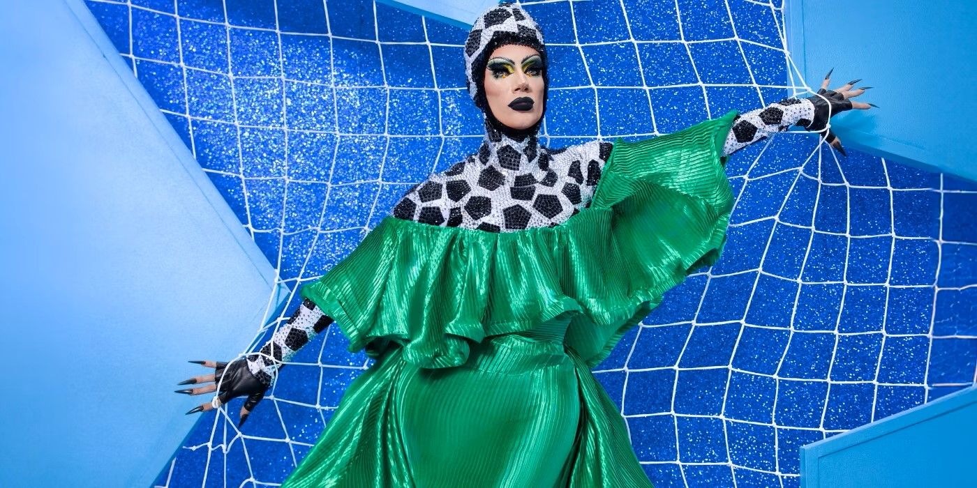 Miranda Lebrão dari Drag Race Brasil berpose untuk Global All Stars