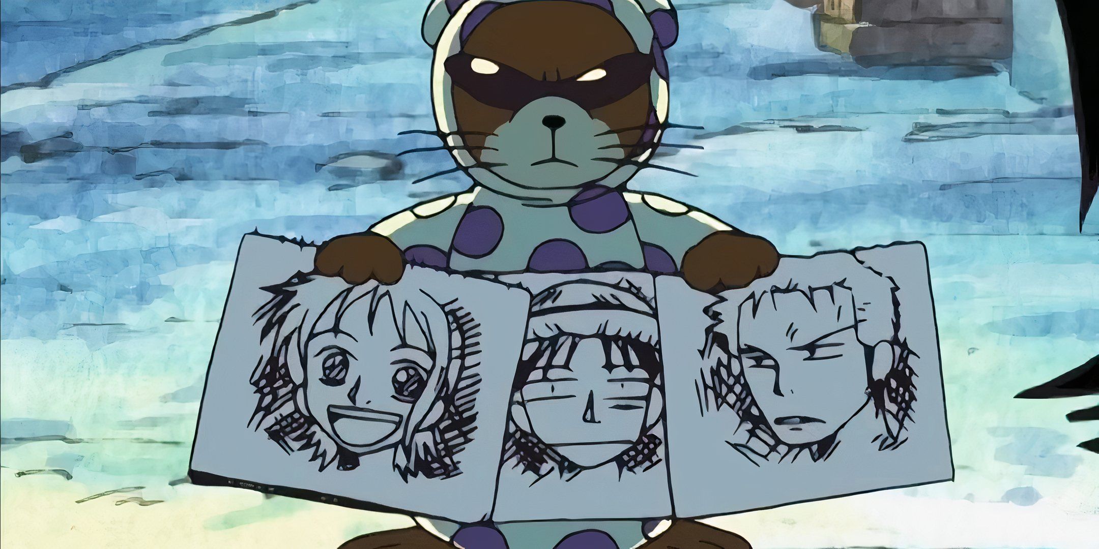 mr 13 catch drawings of luffy, me and zoro in one episode