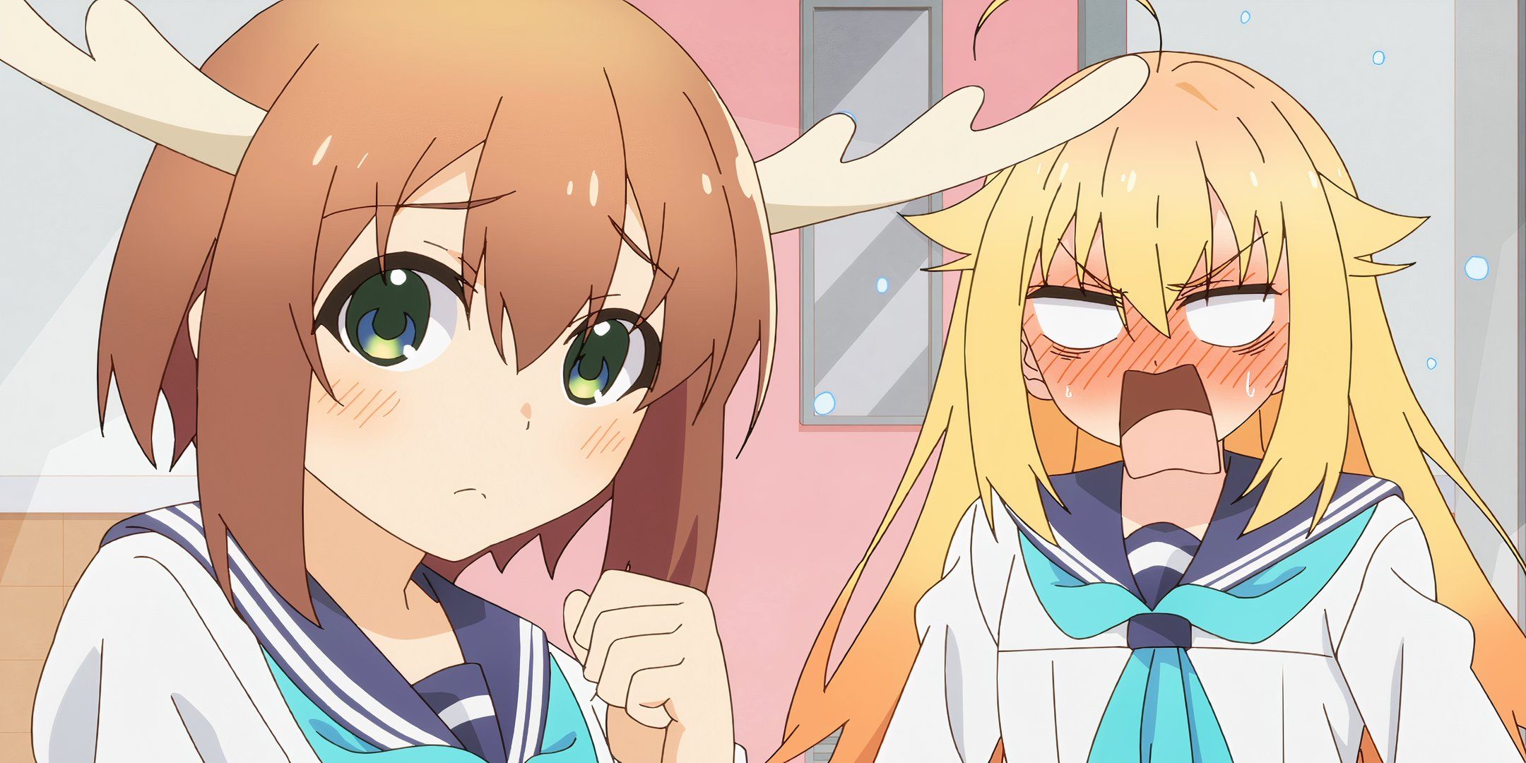 Nokotan thinking that Torako is flirting with her