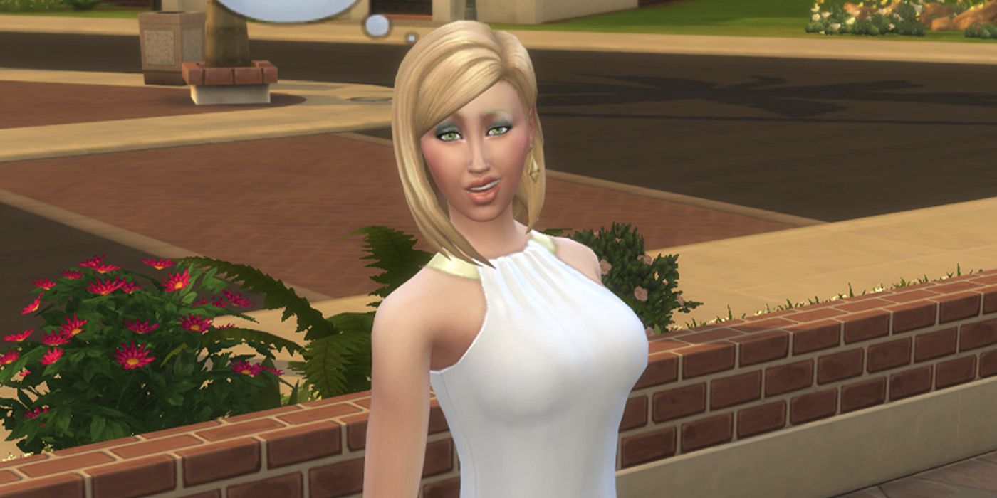 Nancy Landgraab The Sims parecendo enojados. 