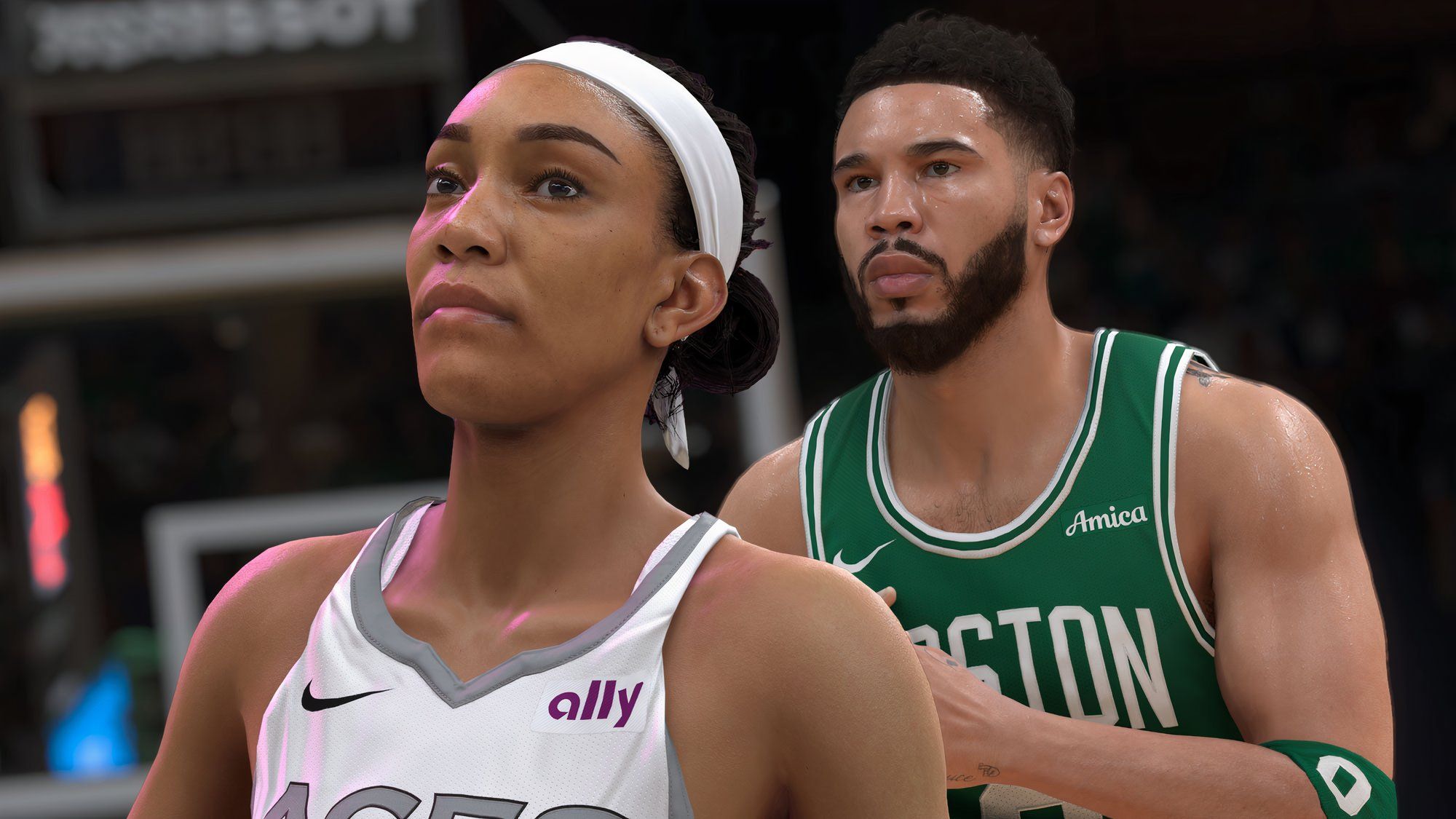 Спортсмены на обложке NBA 2K25 вошли в историю благодаря первой обложке серии Dual-League