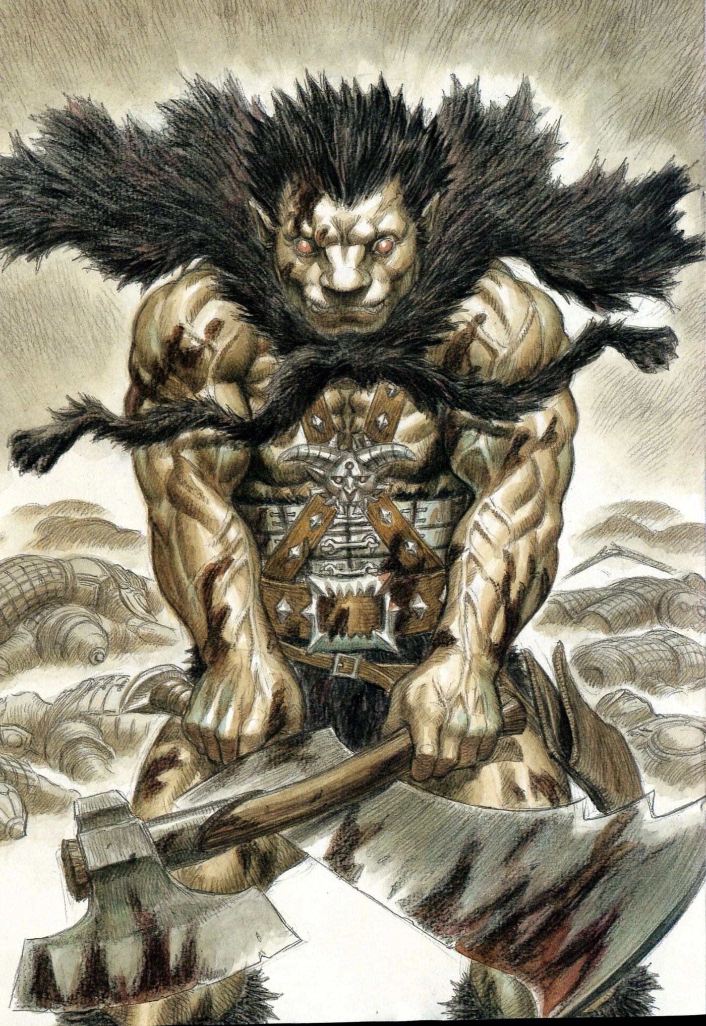 Nosferatu Zodd portrait view in Berserk