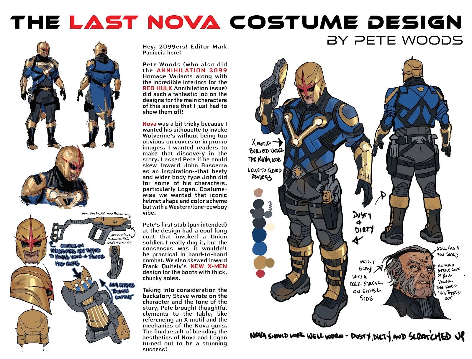 nova 2099 design as wolverine