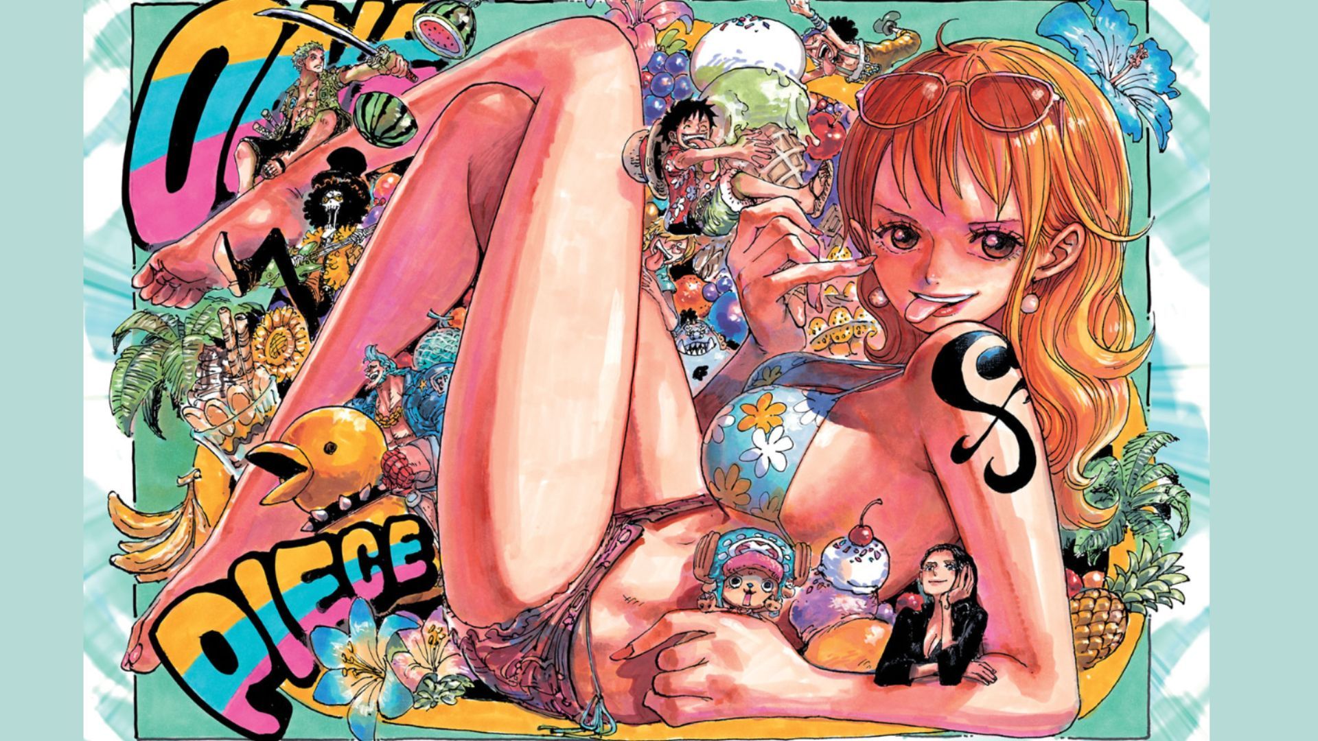 One Piece Double Spread do capítulo # 1121