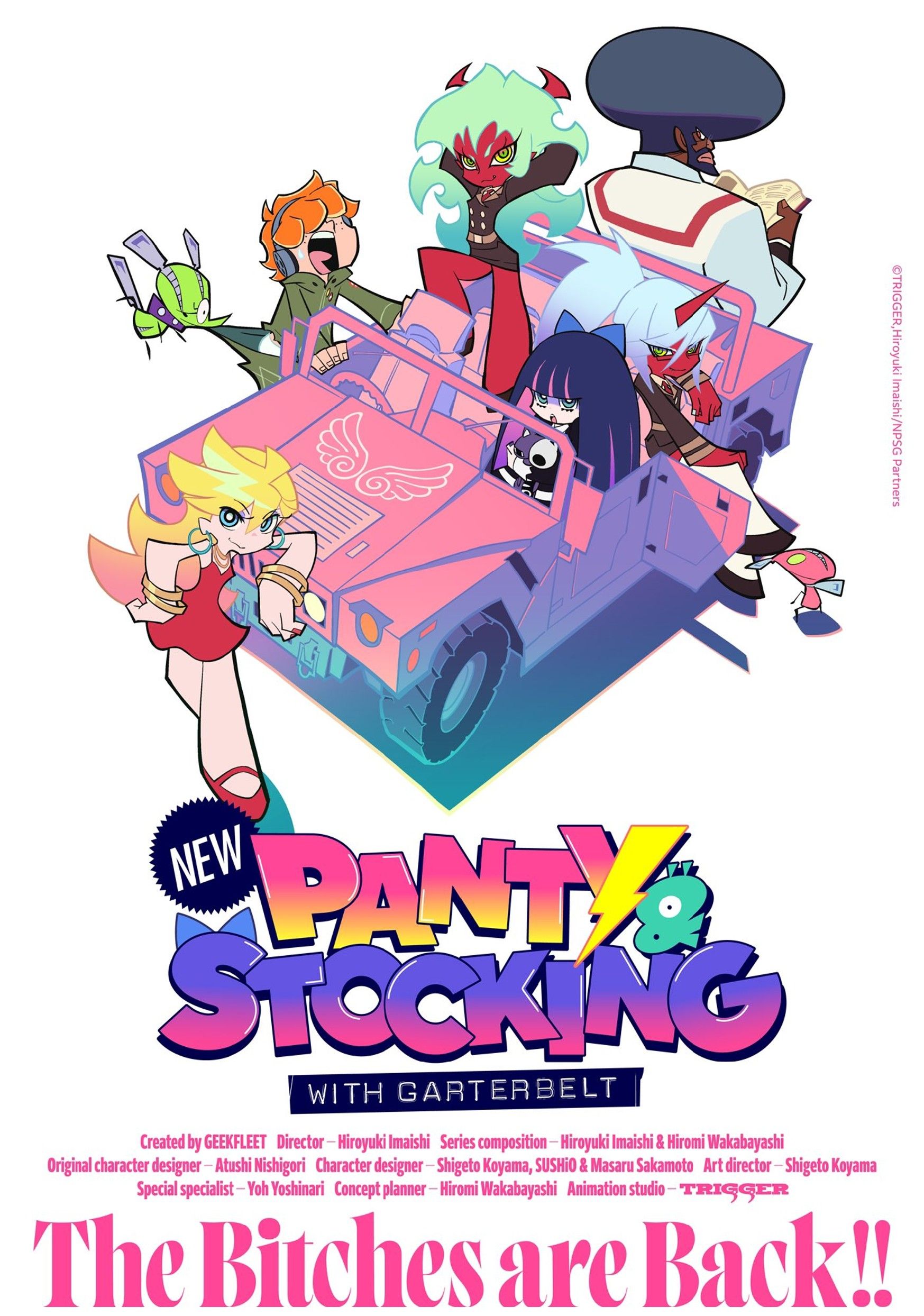 Panty & Stocking anime key visual-1