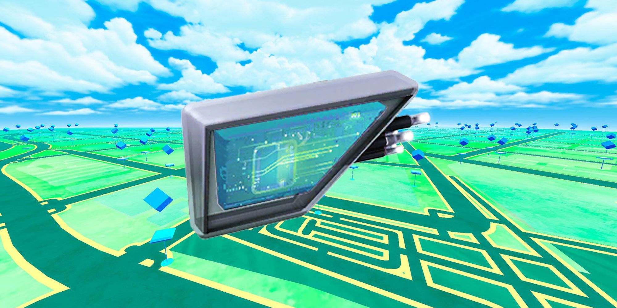 Um módulo de isca magnética no Pokémon GO