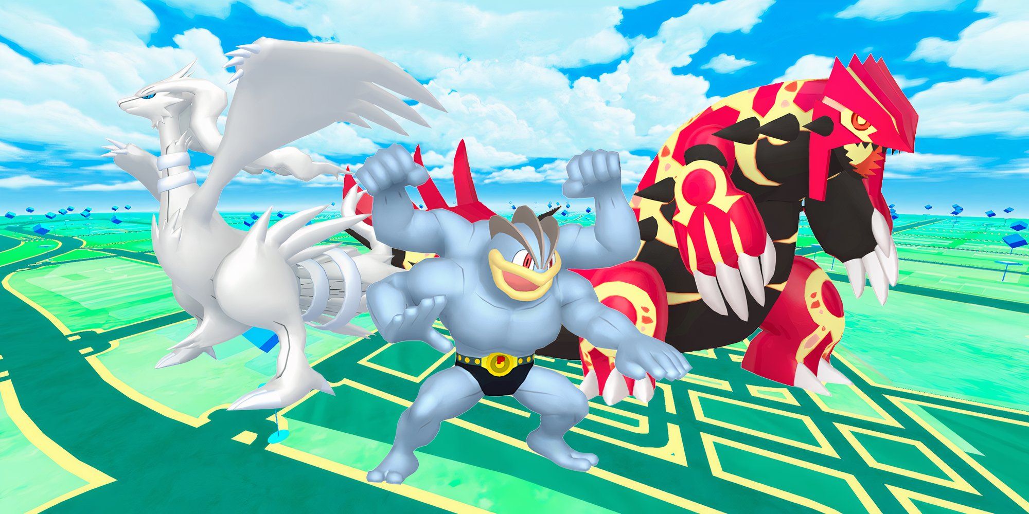 Reshiram, Machamp e Primal Groudon aparecem como contadores de Mega Lucario em Pokémon GO