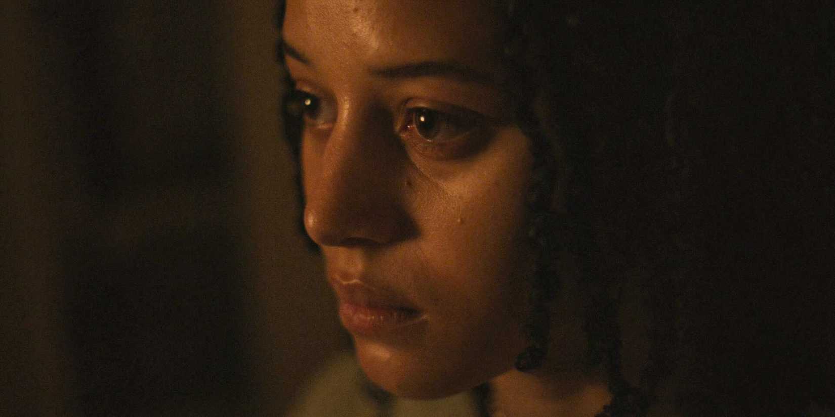 Jaden (Chase Infiniti) close up on the night of Carolyn's murder in Presumed Innocent Season 1 Episode 8