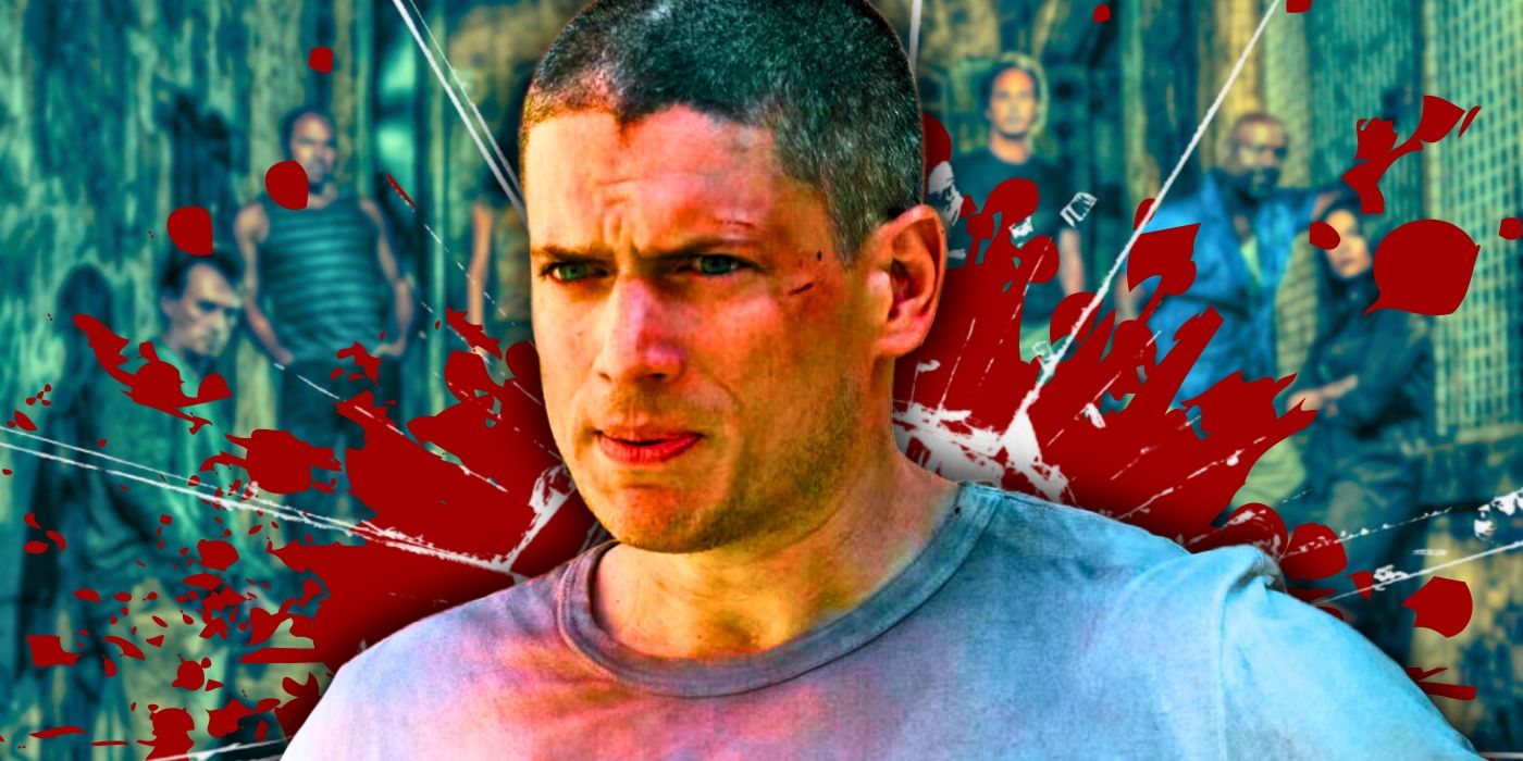 Imagem personalizada de Michael e o elenco de Prison Break