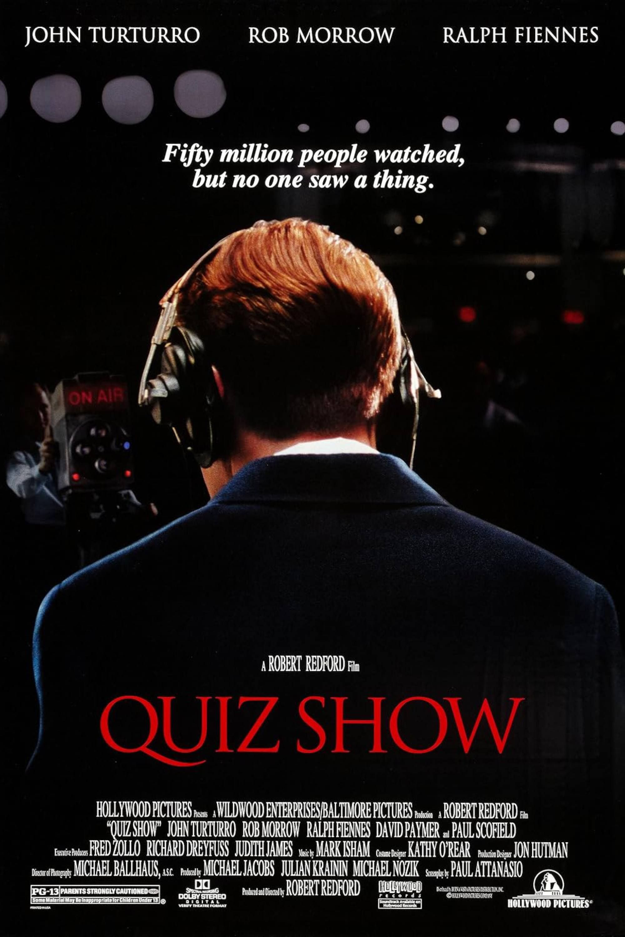 Quiz Show (1994) - Poster