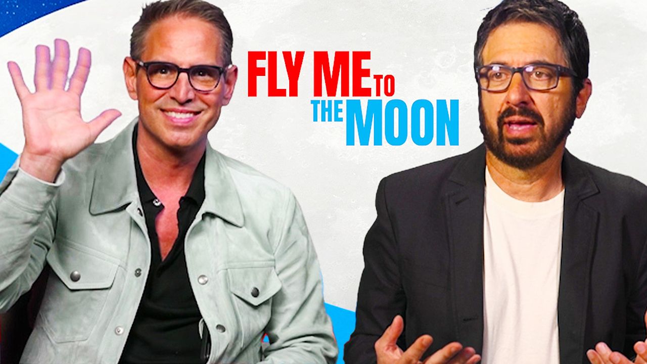 Ray Romano & Greg Berlanti during Fly Me to the Moon interview