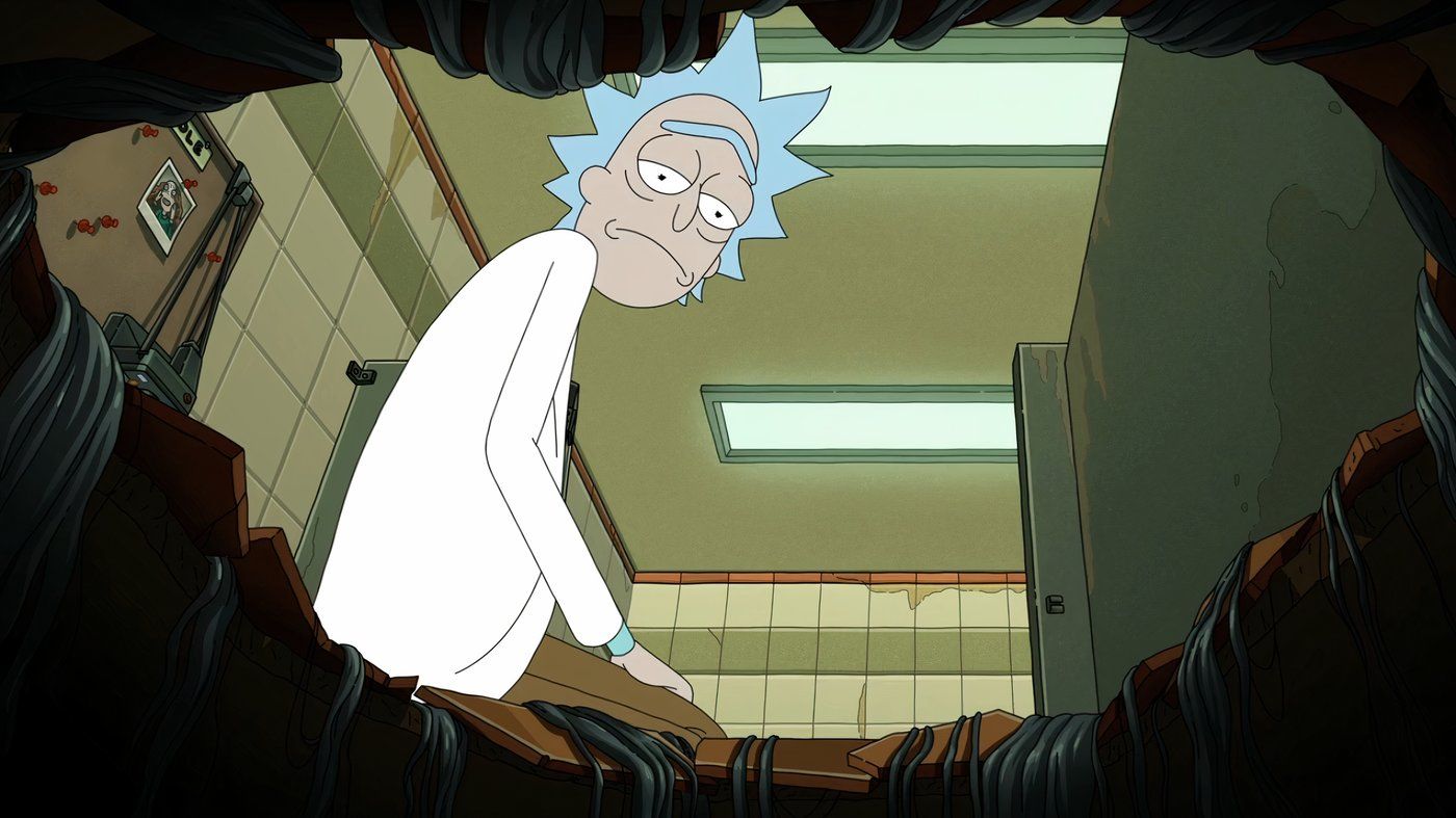 Rick Finally Enters Season 7 S Fear Hole And I Love The Character Rick Finally Enters Season 7 S Fear Hole And I Love The Character