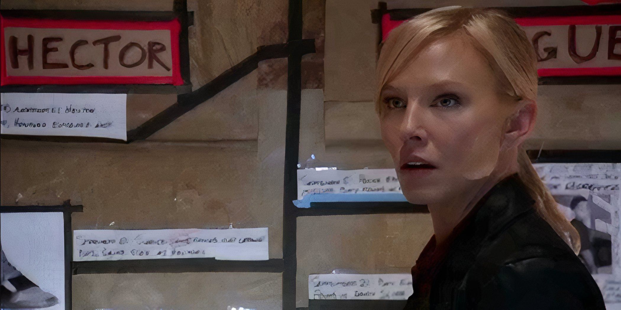 Rollins in front of an evidence board in the SVU episode Manhattan Vigil