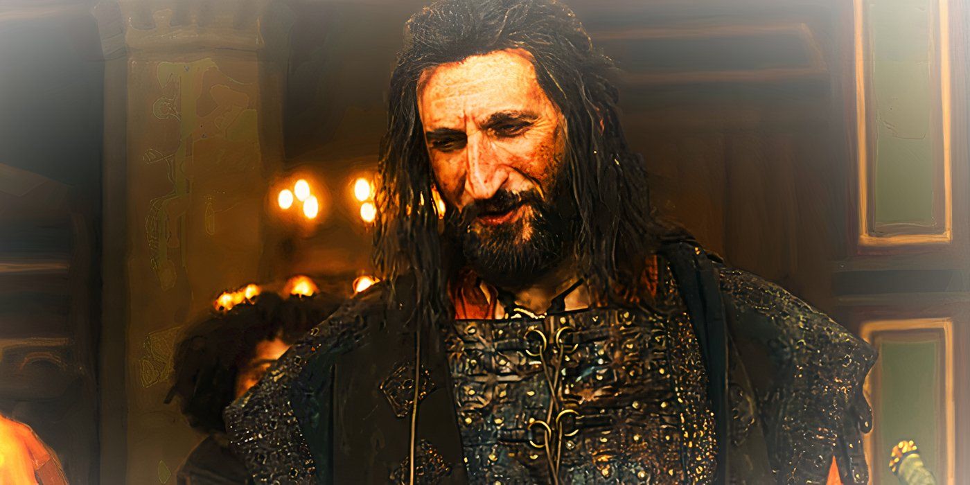 Ruggiero stands in the Villa Santa in The Decameron