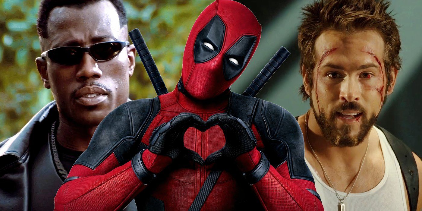 Ryan Reynolds y Wesley Snipes en Blade Trinity con Deadpool a la cabeza