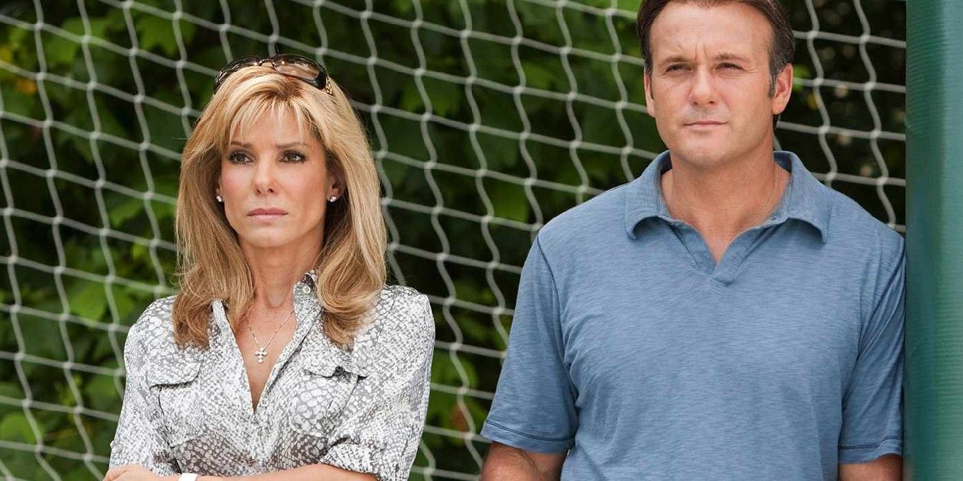 Sandra Bullock and Tim McGraw as The Touhy's in The Blind Side