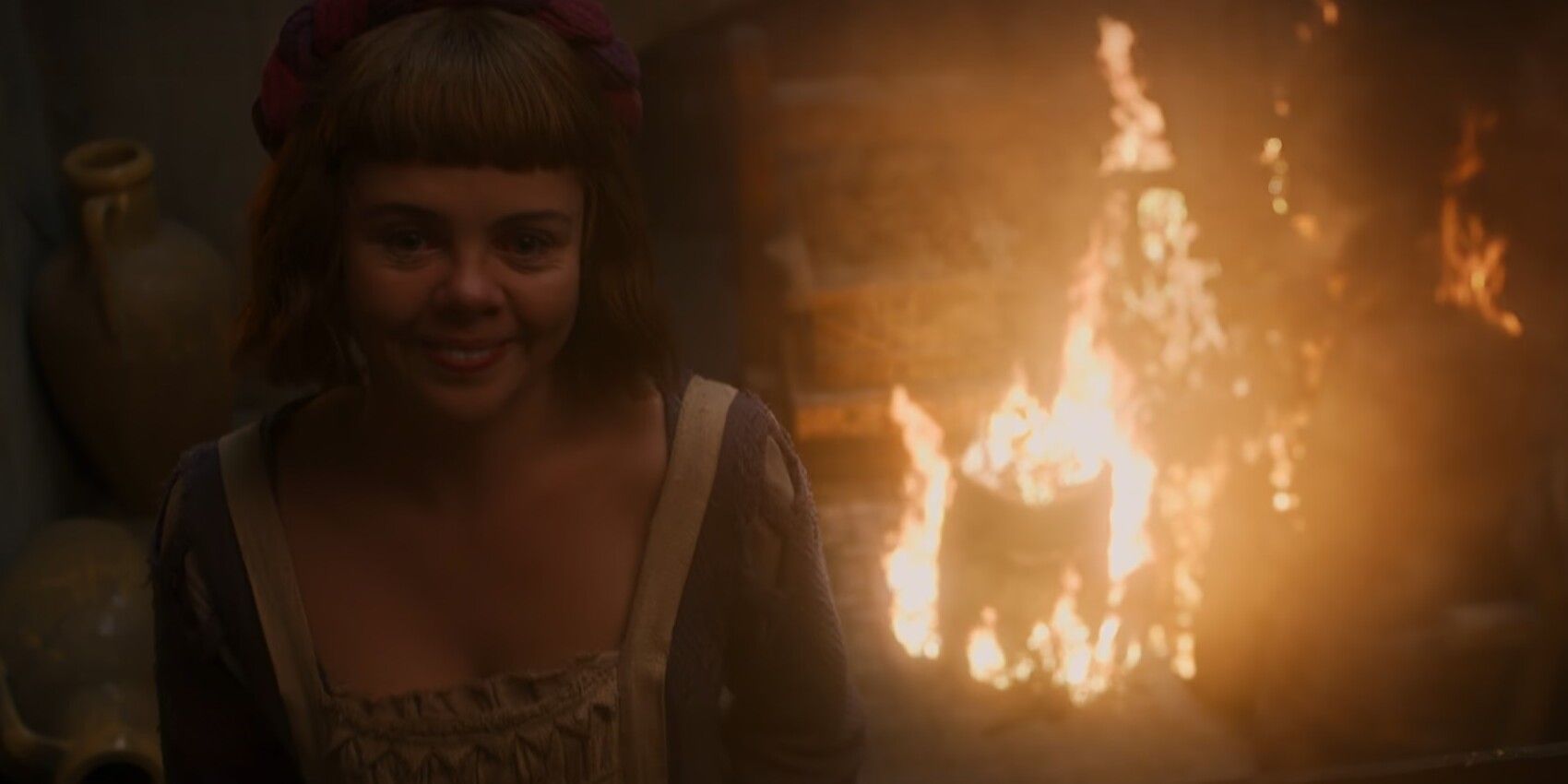 Misia Smiling As Barrel With Pampinea Inside Burns In The Decameron.jpg