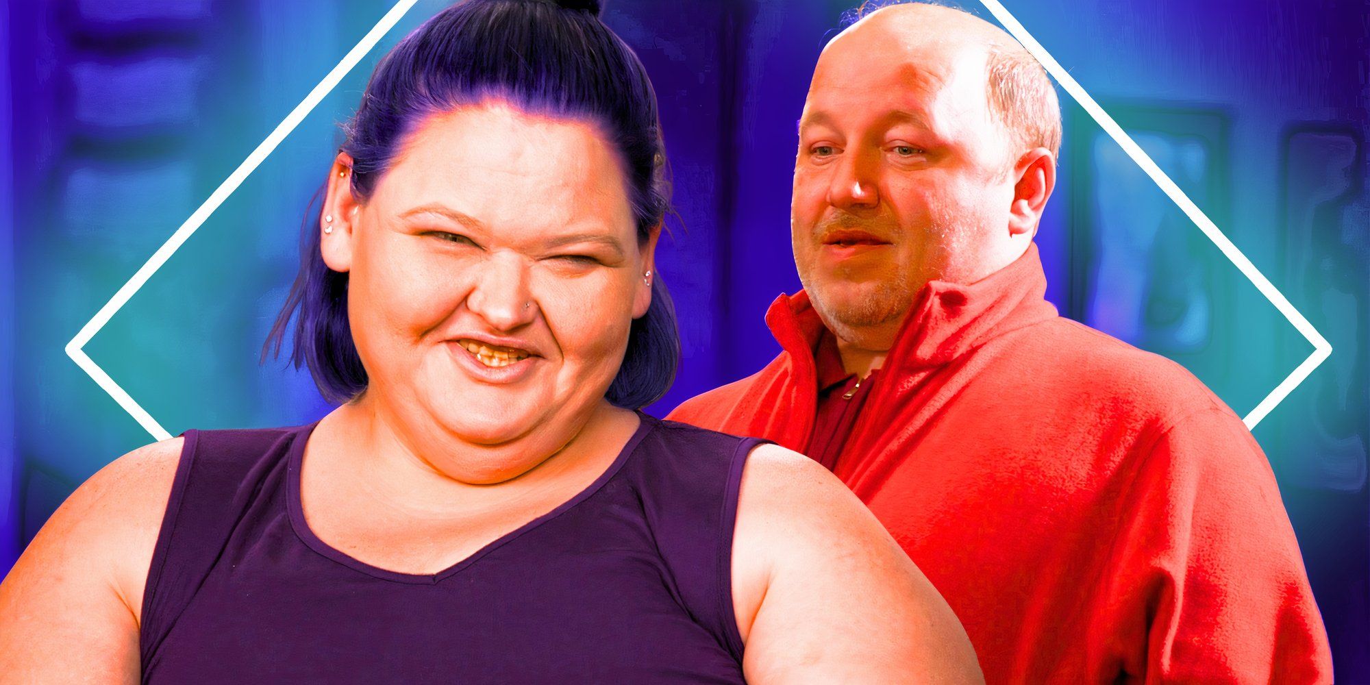 a montage of Amy and Michael smiling