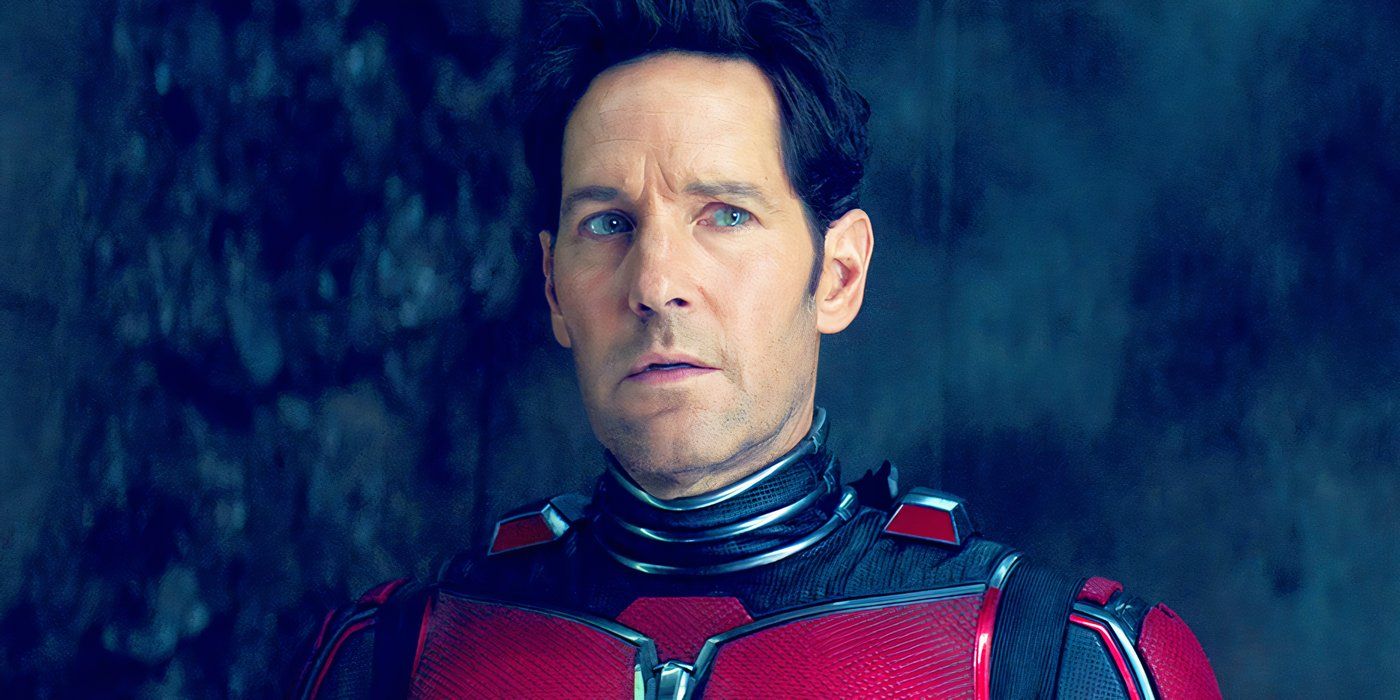 Scott Lang in his new costume in Ant-Man and the Wasp Quantumania