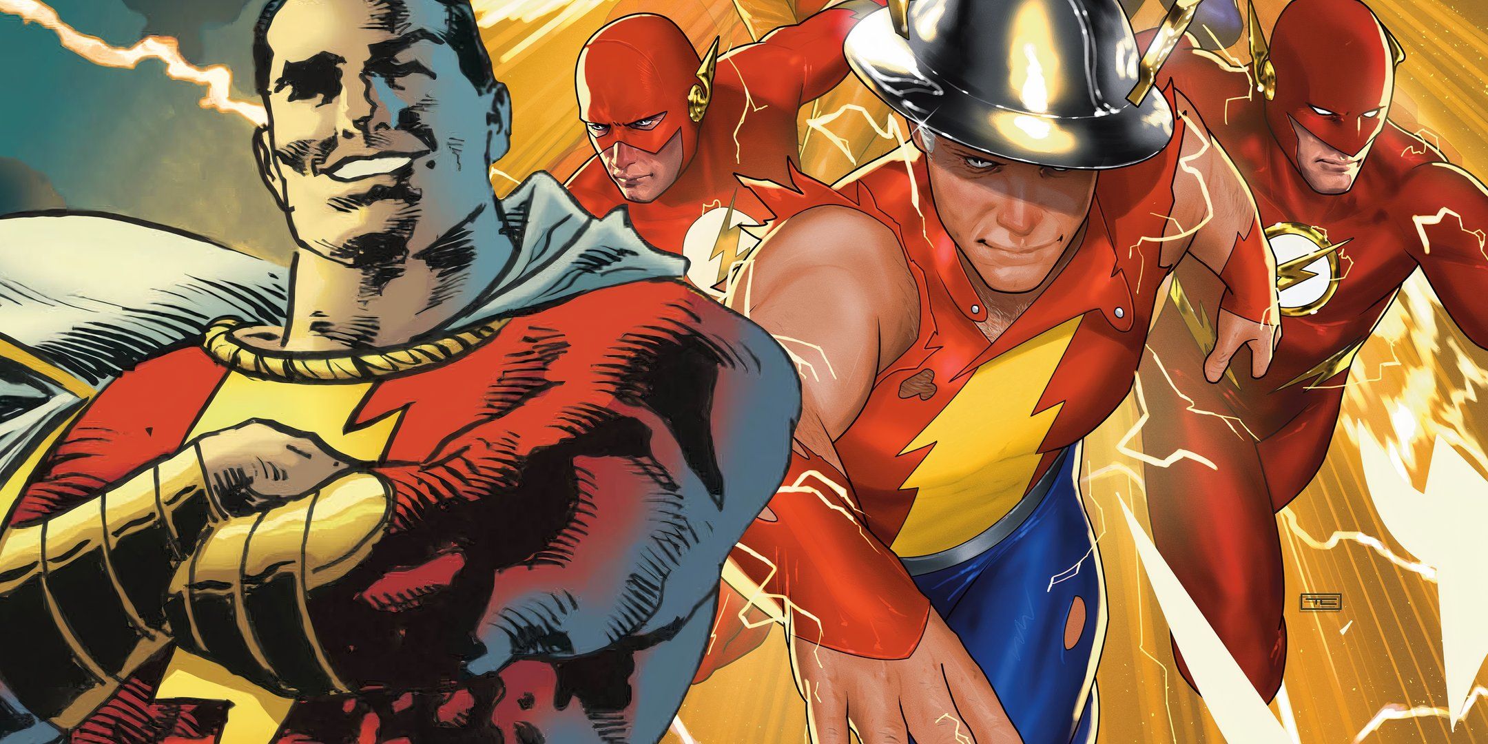Shazam and Flash Barry Allen Jay Garrick and Wally West DC Featured