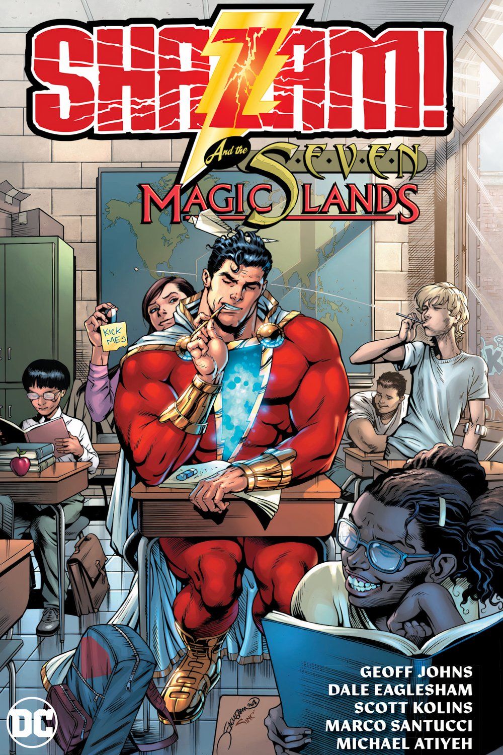 Shazam and The Seven Magic Lands Comic Cover Art