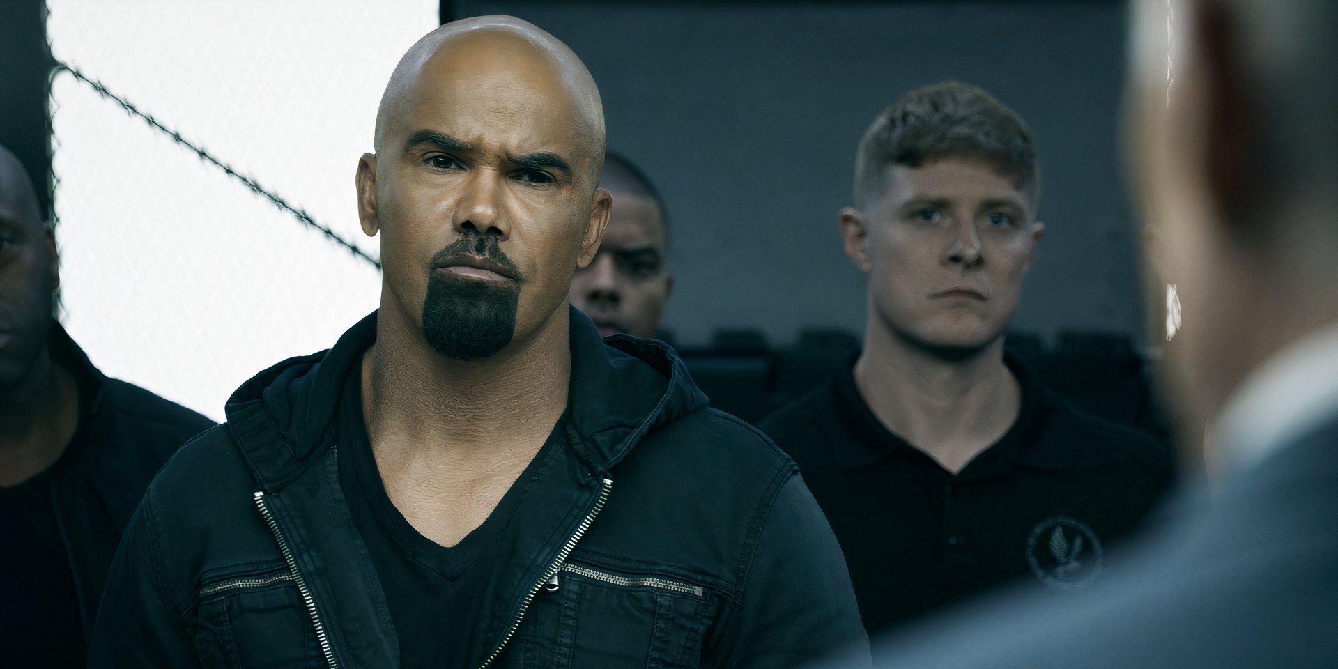 Shemar Moore looking serious as Hondo in SWAT season 7