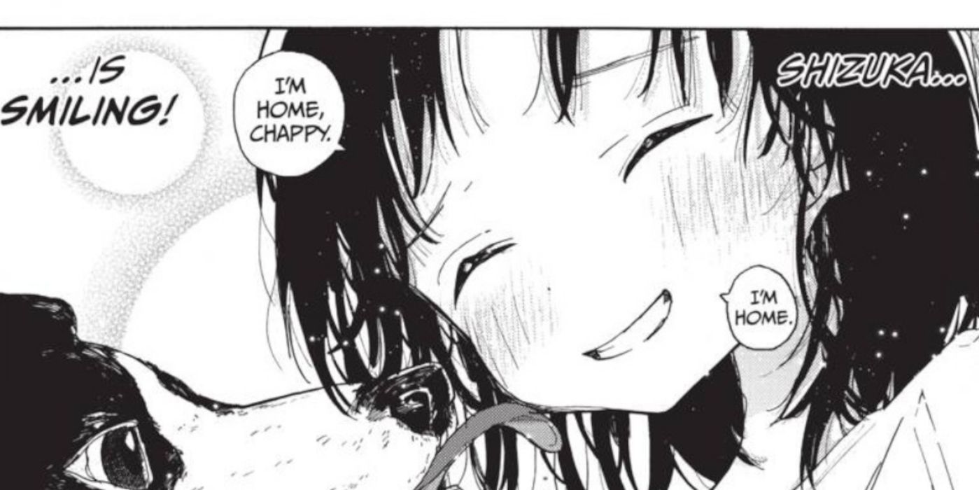 Shizuka sorrindo em Pecado Original de Takopi