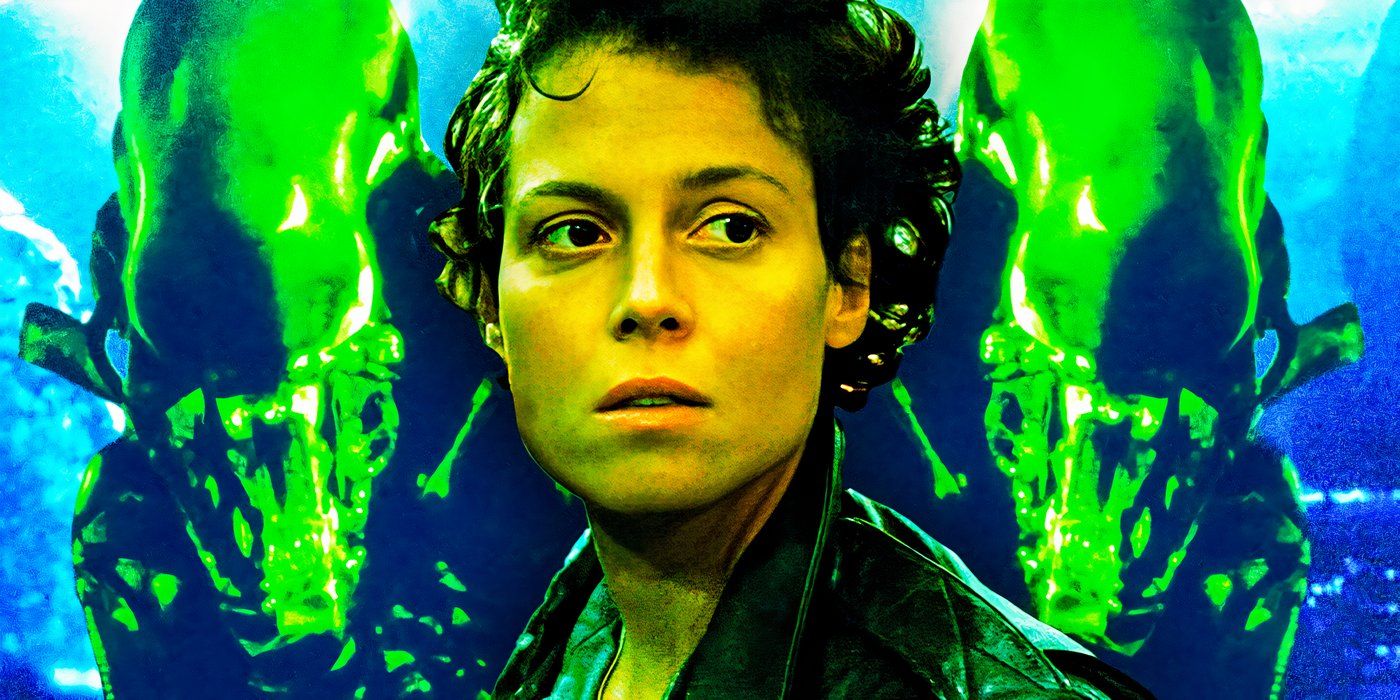 Sigourney Weaver de Alien frente a los Xenomorfos