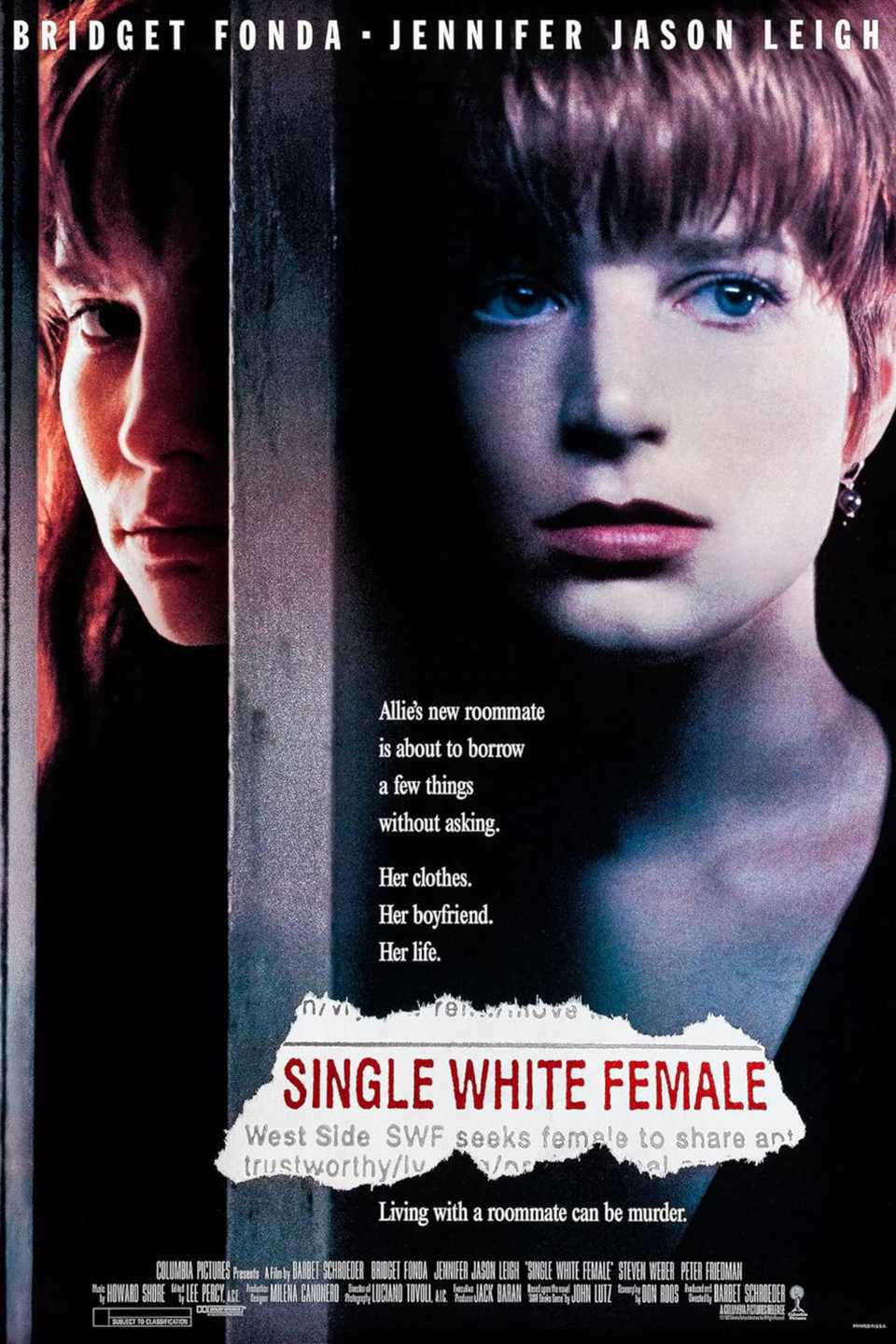 Single White Female (1992) - Poster