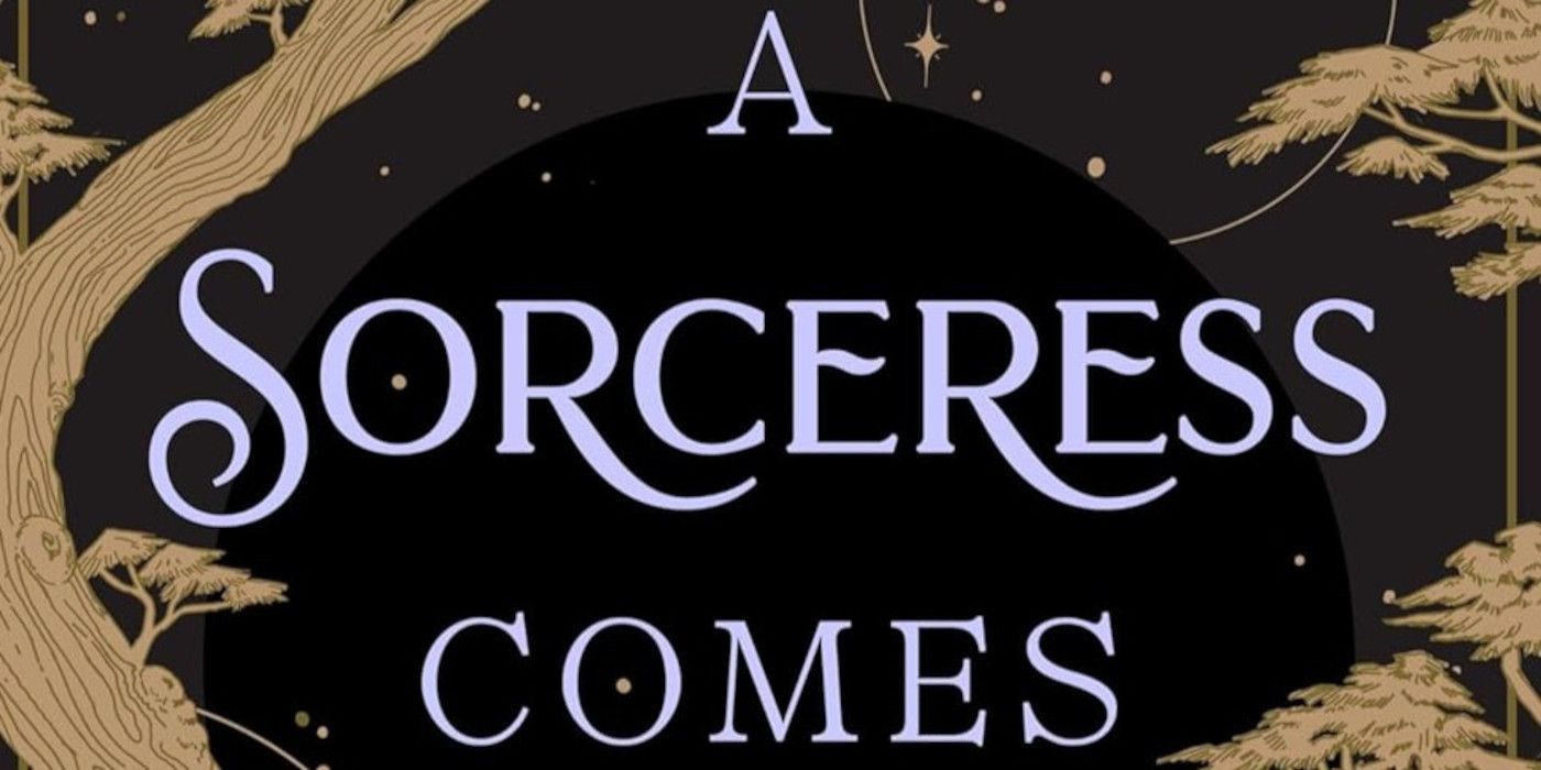 Sorceress Comes To Call cover featuring the title in gold and a black background