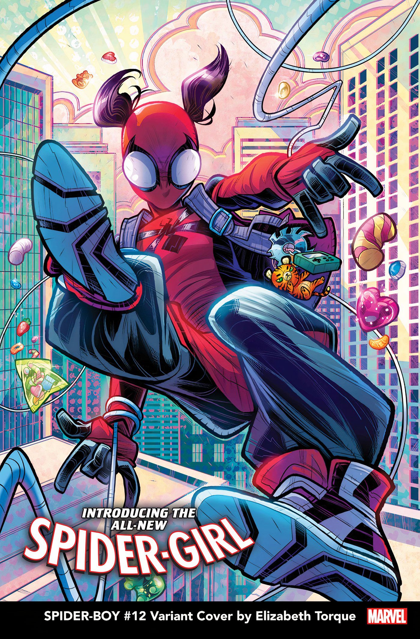 Spider-Girl First Comic Cover Art by Elizabeth Torque