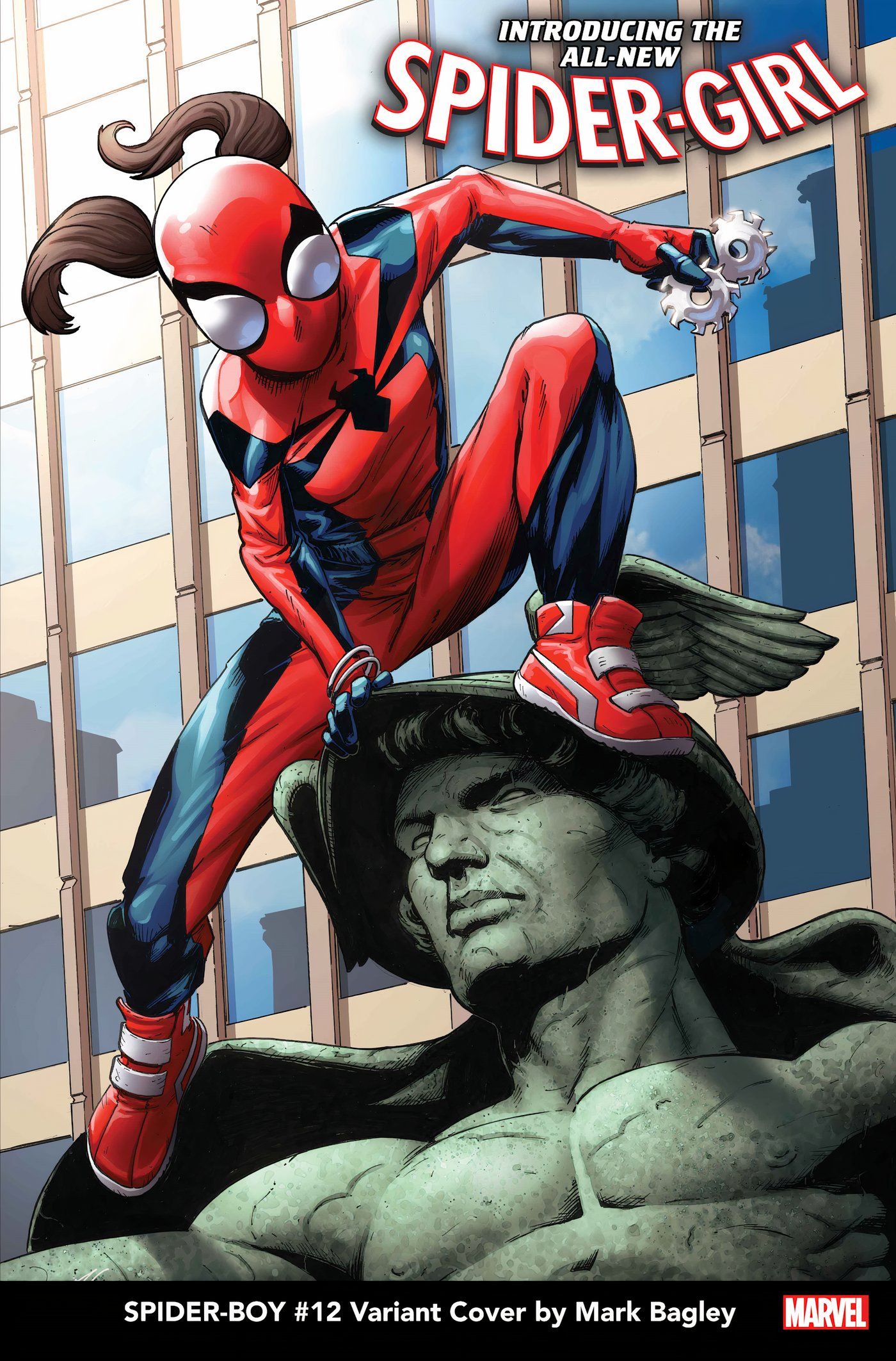 Spider-Girl First Comic Cover Art by Mark Bagley