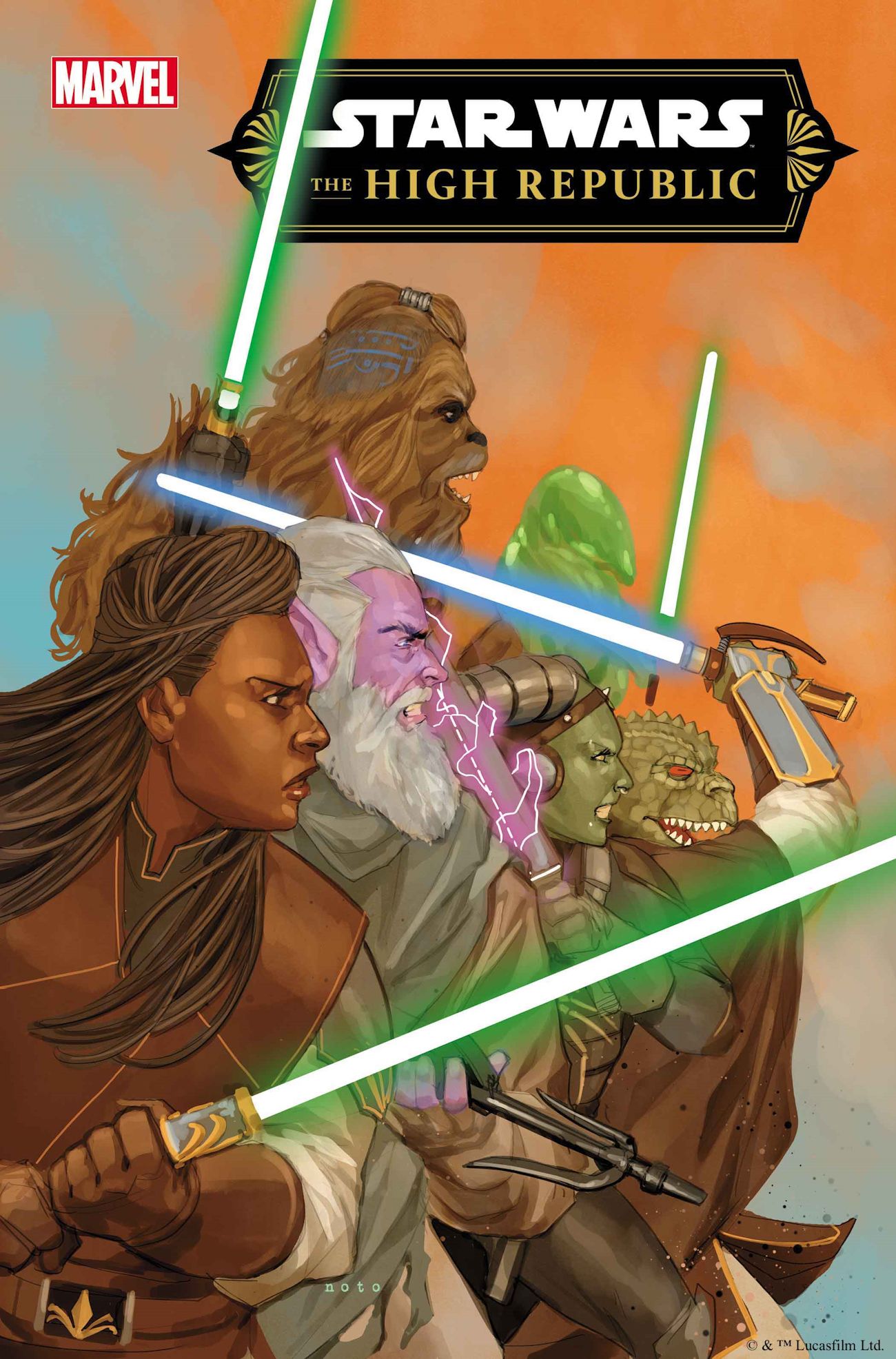 Star Wars High Republic Medo dos Jedi Capa de quadrinhos