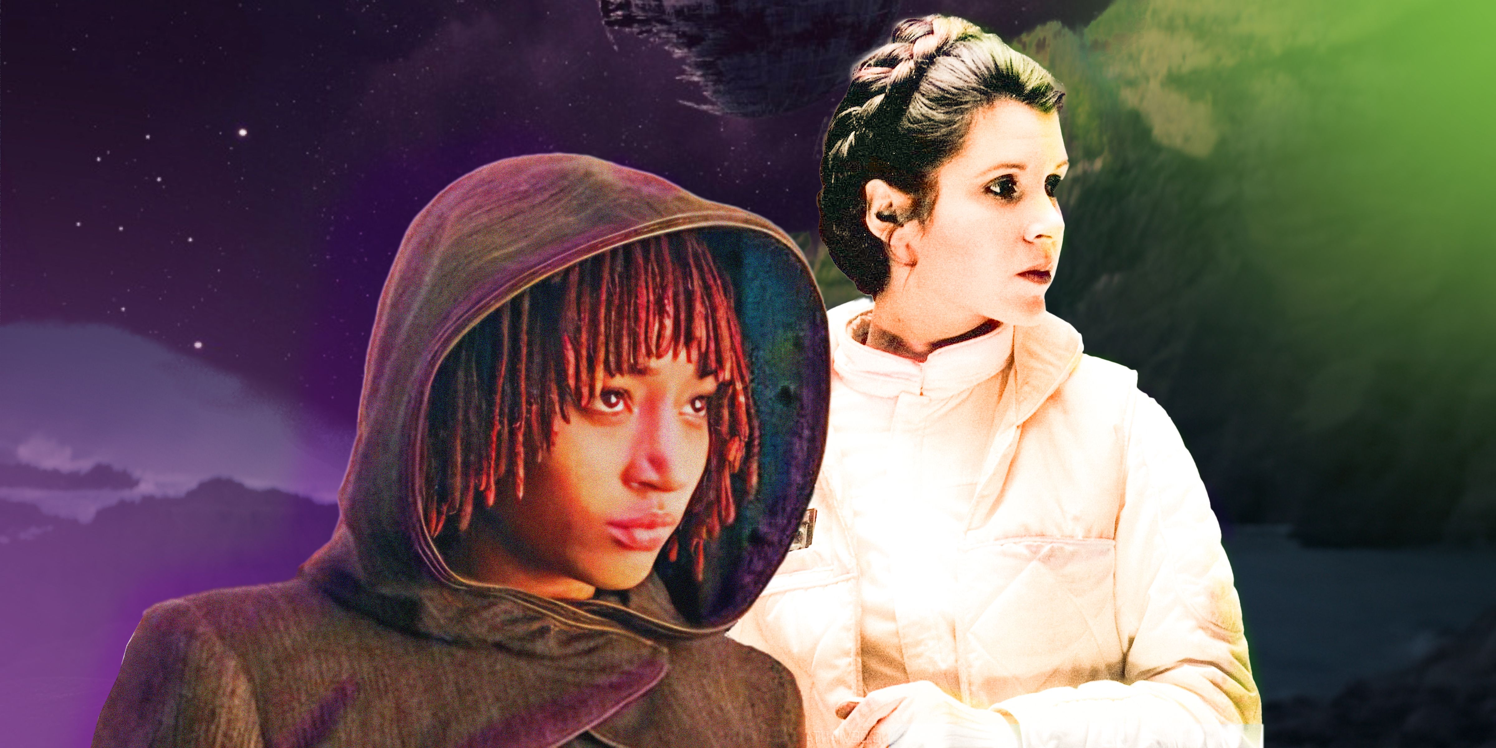 The Acolyte&rsquo;s Osha and Princess Leia from Star Wars