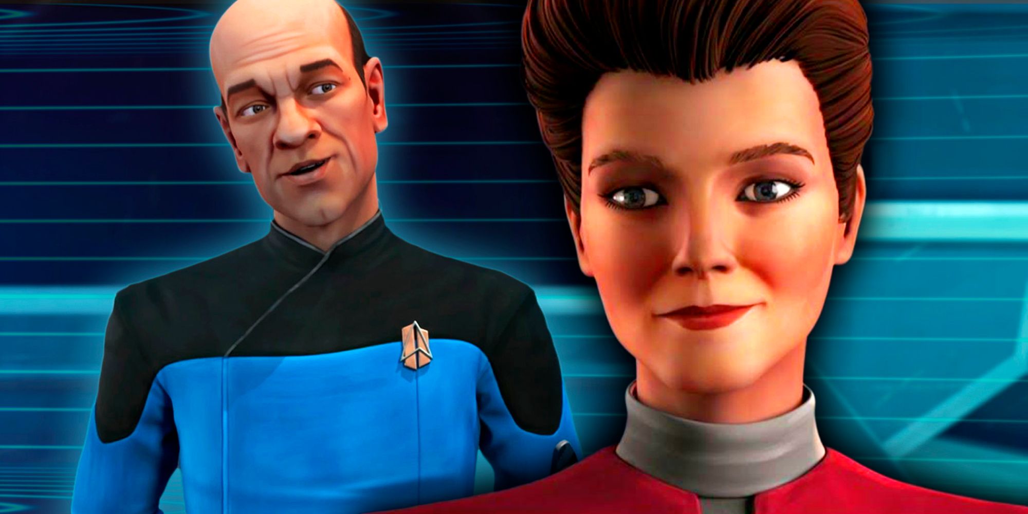 Star Trek: Doutor Holográfico Prodigy e Holograma Janeway