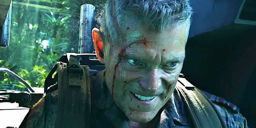 Stephen Lang's Quaritch looking unhinged in Avatar's final scene