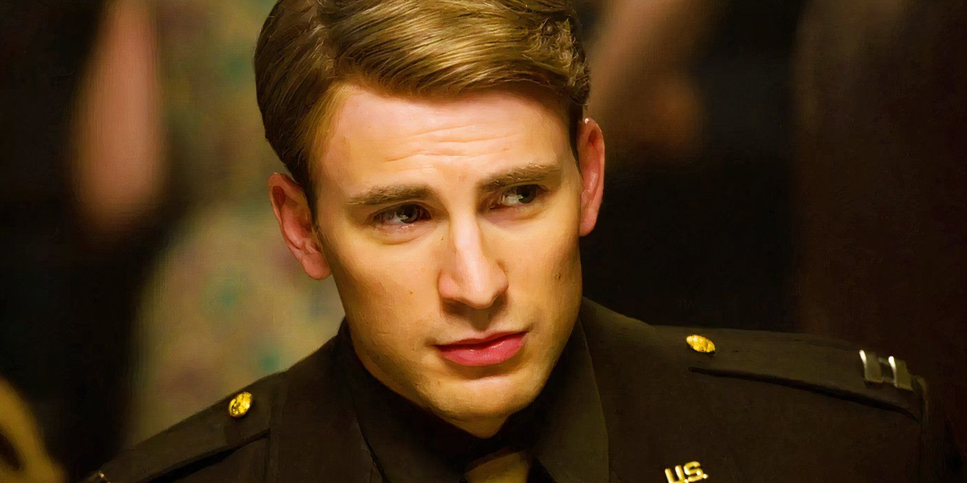 Steve Rogers in his WWII uniform in Captain America The First Avenger