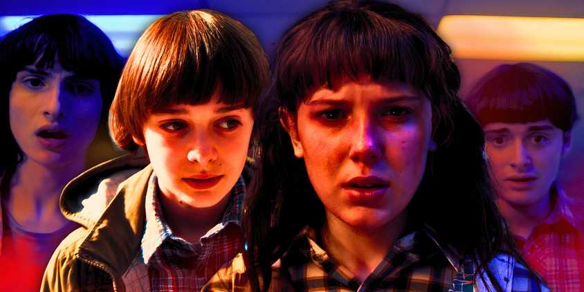 Stranger Things season 2 Will next to season 4 Eleven