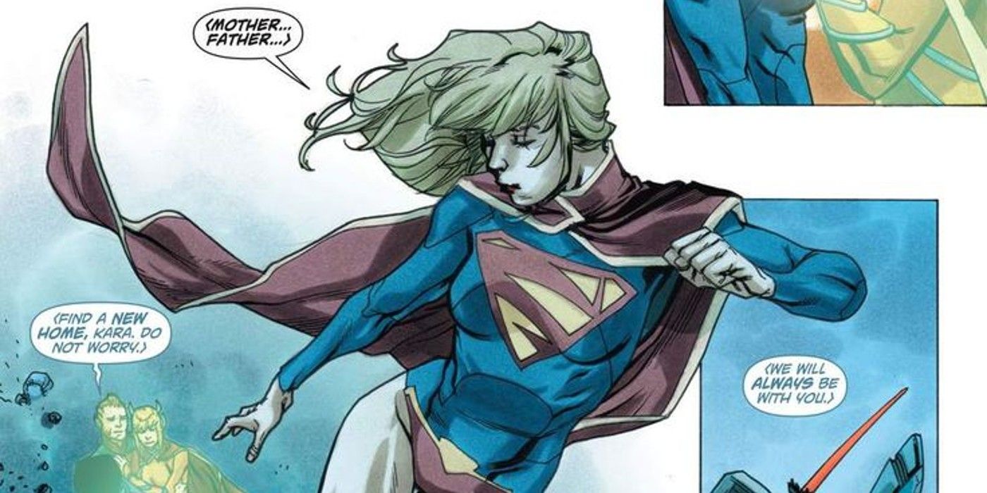 Supergirl tem visões de seus pais de Krypton