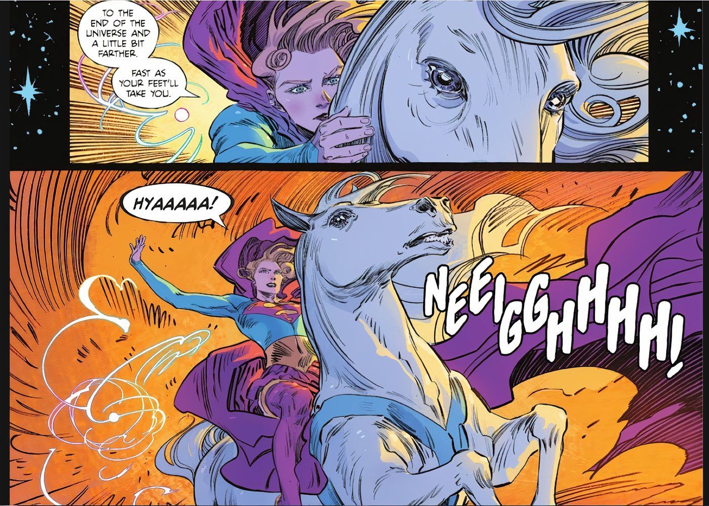 Supergirl Mulher do Amanhã #6 cavalo cometa