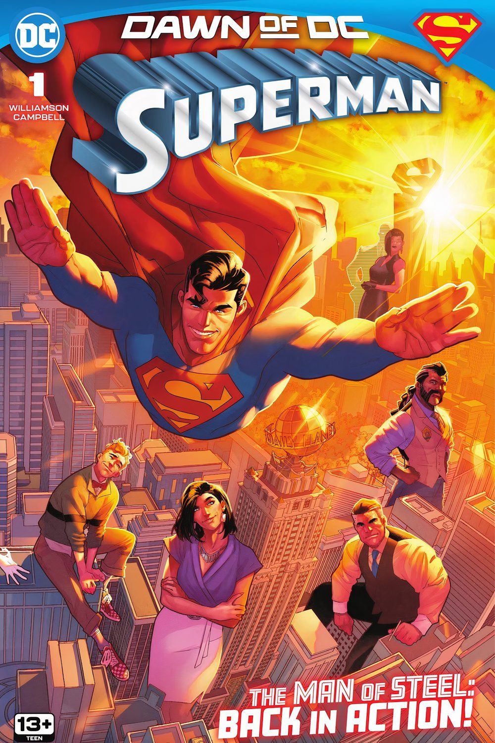 Superman #1 Capa de Jamal Campbell-1