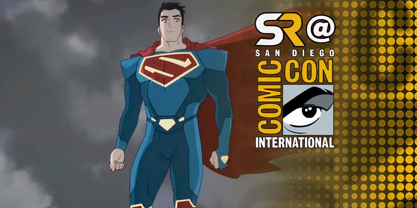 Superman from My Adventures With Superman with SDCC overlay