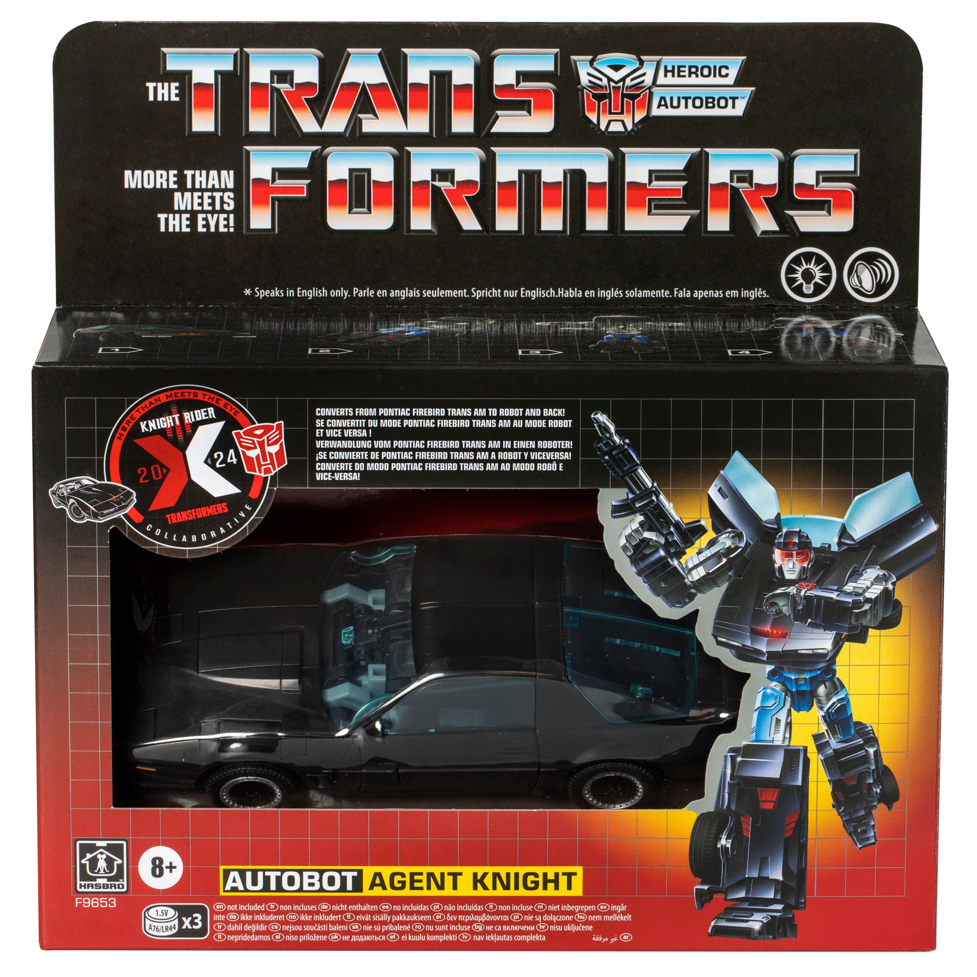 Трансформеры X Knight Rider K.I.T.T. от Hasbro Представлена ​​фигурка [ЭКСКЛЮЗИВ]