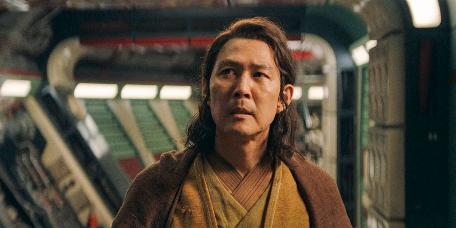 Master Sol (Lee Jung-jae) looking thoughtful in The Acolyte season 1 episode 6