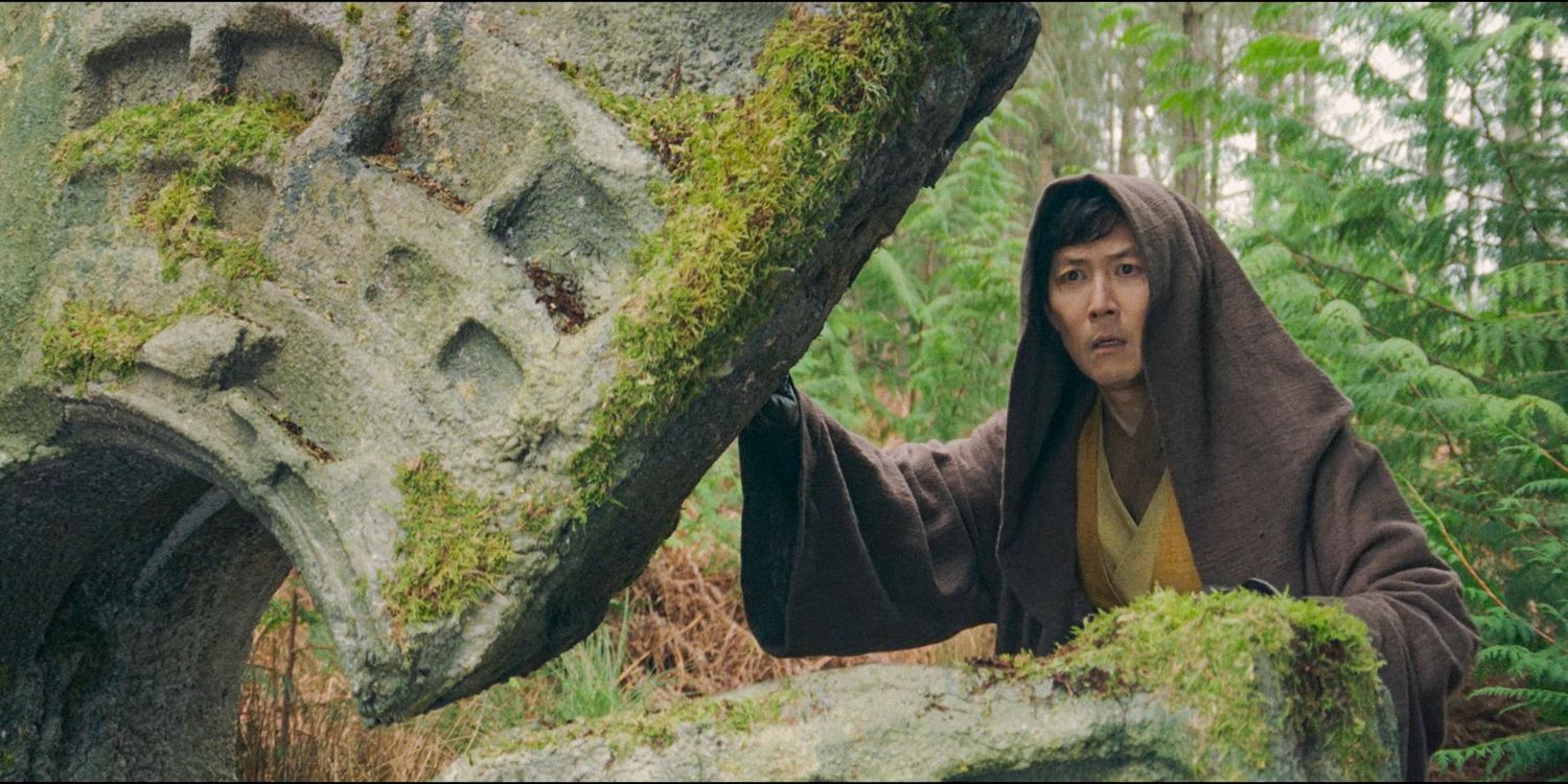 Young Master Sol (Lee Jung-jae) looking shocked in The Acolyte season 1 episode 7