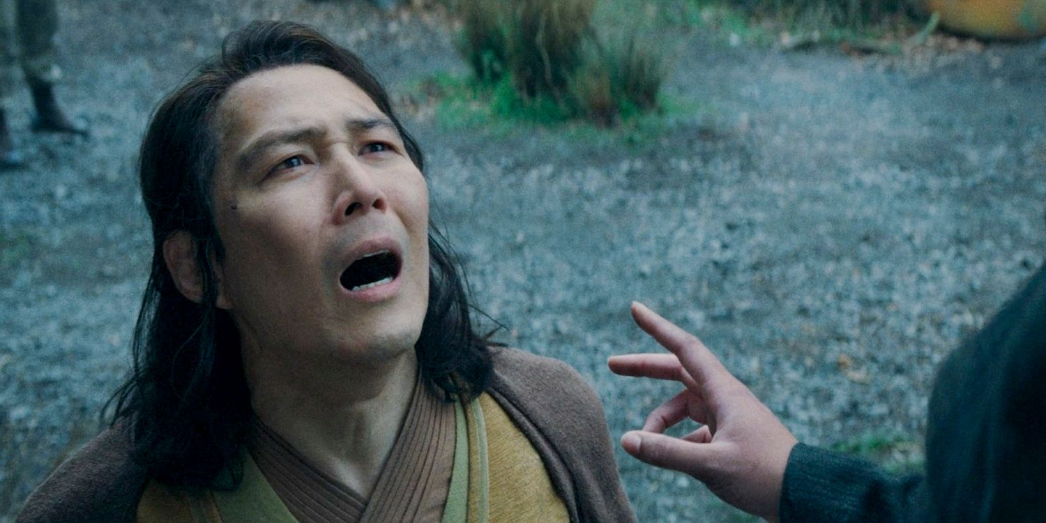 Osha using the Force to strangle Master Sol (Lee Jung-jae) in The Acolyte season 1 episode 8